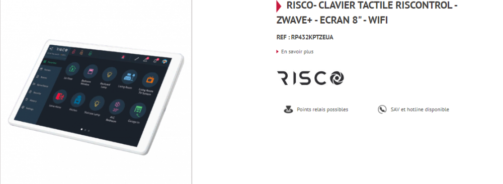tablette risco control